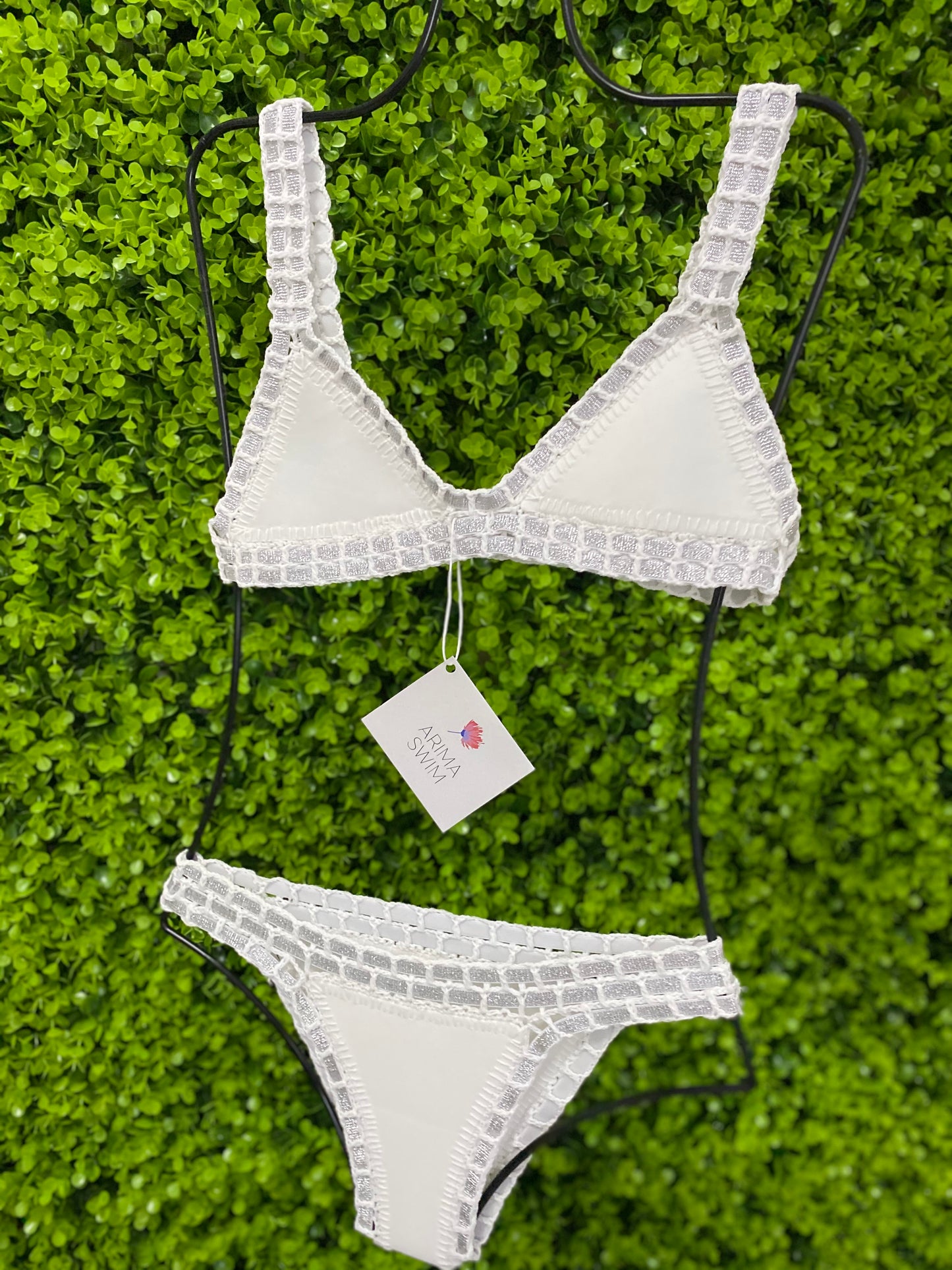 Karla Suit | White & Silver