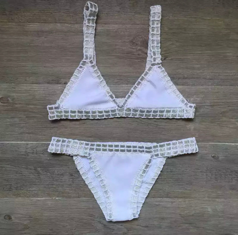 Karla Suit | White & Silver