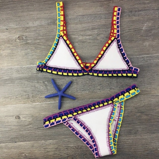 Karla Suit | White & Bright Colors